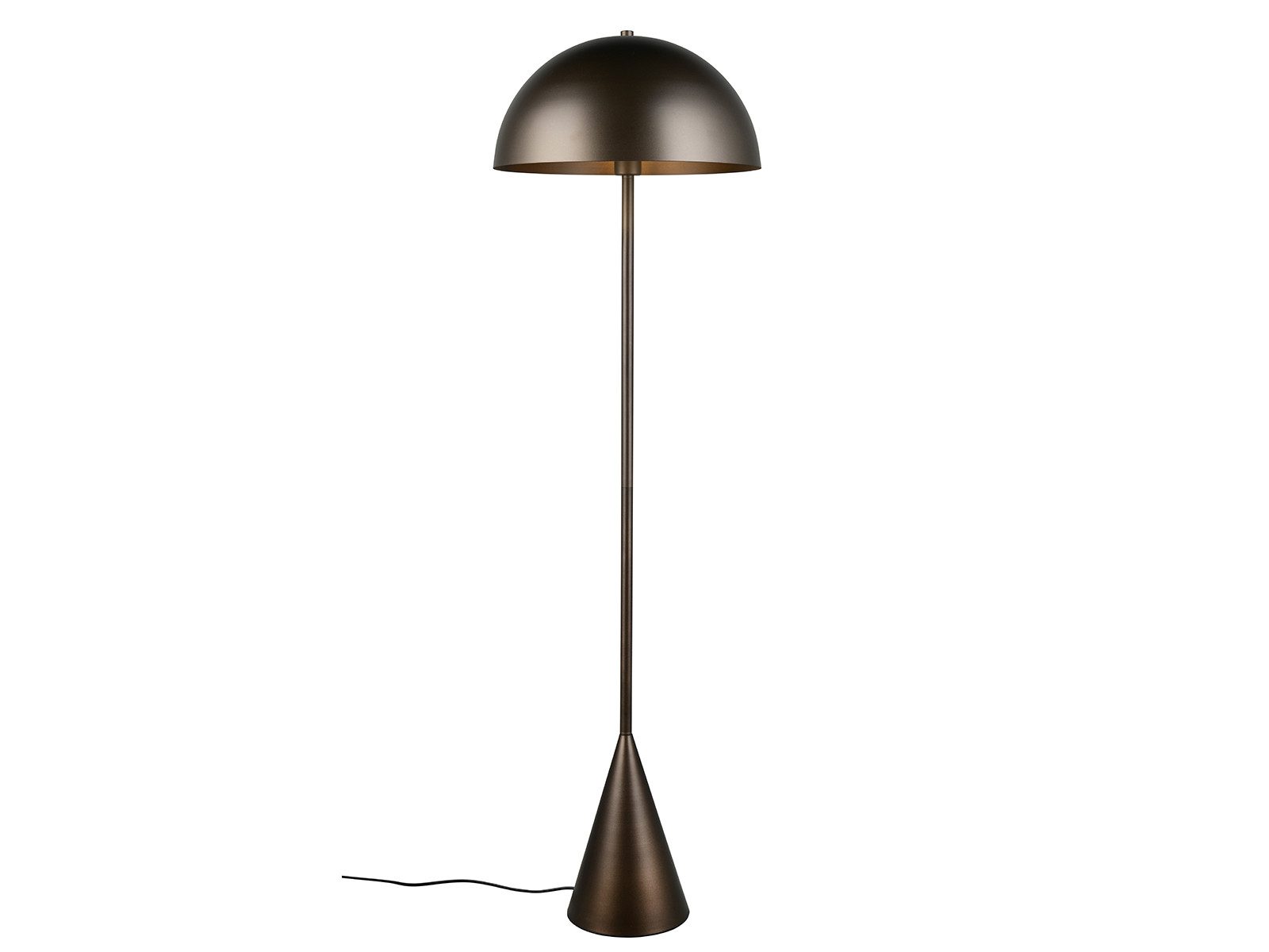TRIO Leuchten LED Stehlampe Pilz-Lampe mit E27 LED, Höhe 130cm, dimmbar, LED wechselbar, Warmweiß, kleine Stehleuchte coole Wohnzimmerlampe stehend inkl. Leuchtmittel