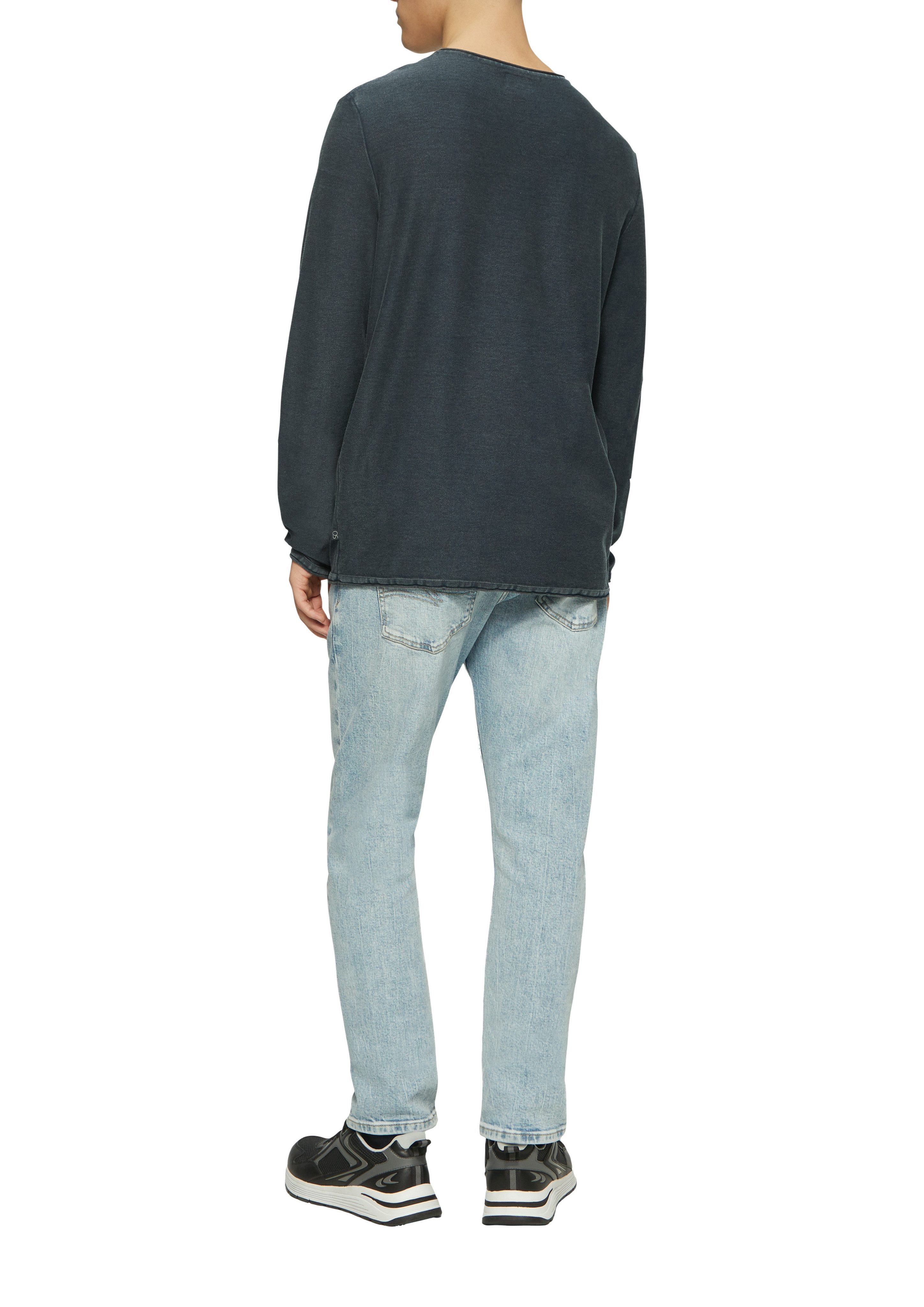 QS Strickpullover mit Rollkante