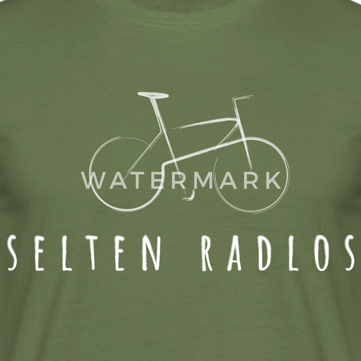 Spreadshirt T-Shirt Fahrrad Geschenk Selten Radlos günstig online kaufen
