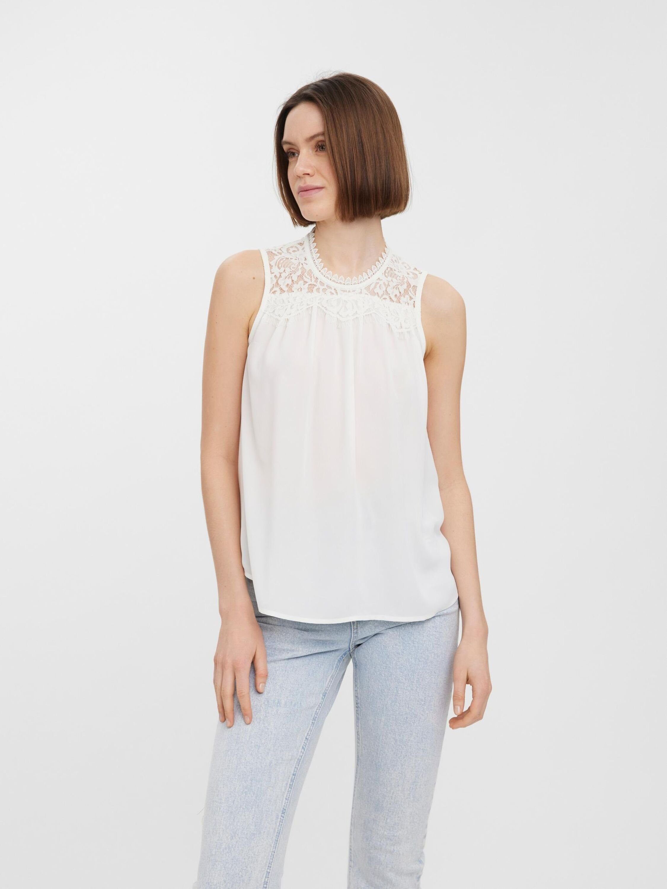 Vero Moda Blusentop Maple (1-tlg) Spitze günstig online kaufen