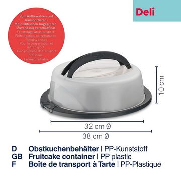 kela Kuchentransportbox Deli, PP-Kunststoff, Tragegriffe, temperaturbeständig von -40°C bis 100°C