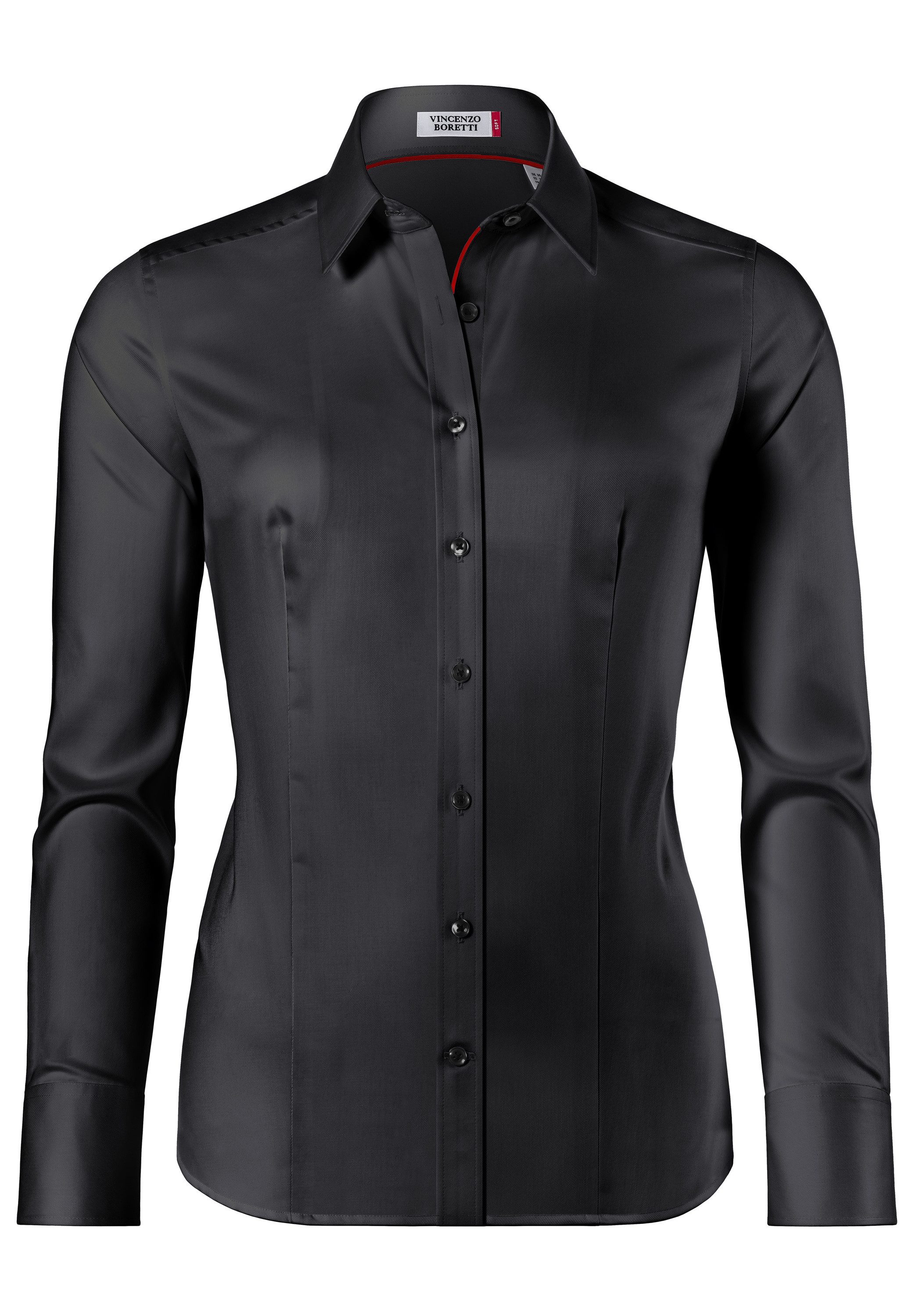 Vincenzo Boretti Klassische Bluse leicht tailliert günstig online kaufen