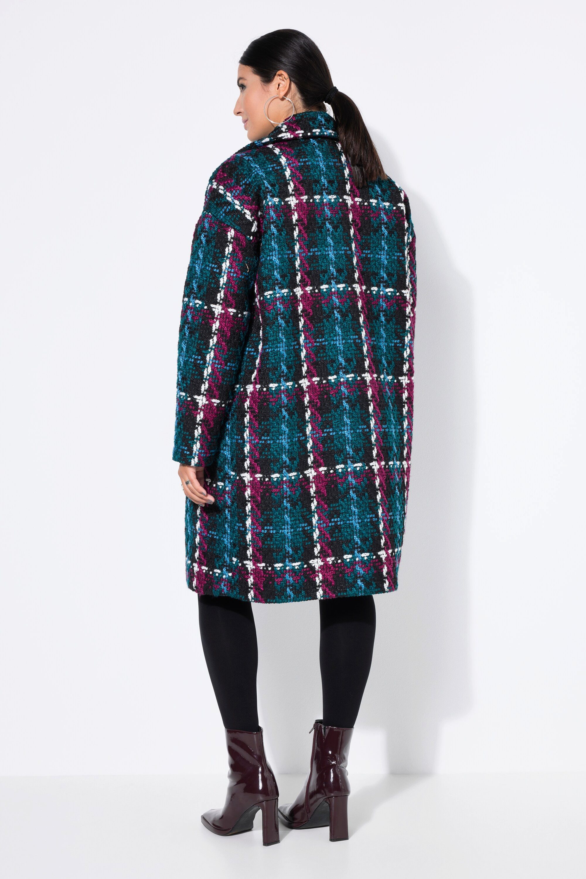 Studio Untold Wintermantel Karomantel oversized Reverskragen