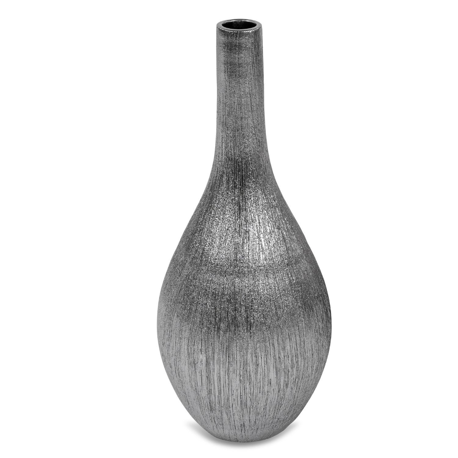 formano Bodenvase Antik, Farbe: Silber, Höhe: 60cm