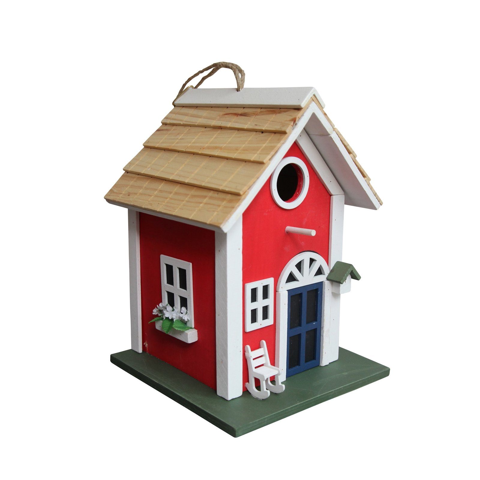 HTI-Line Vogelhaus Vogelhaus Mina Rot, Nistkasten Brutkasten