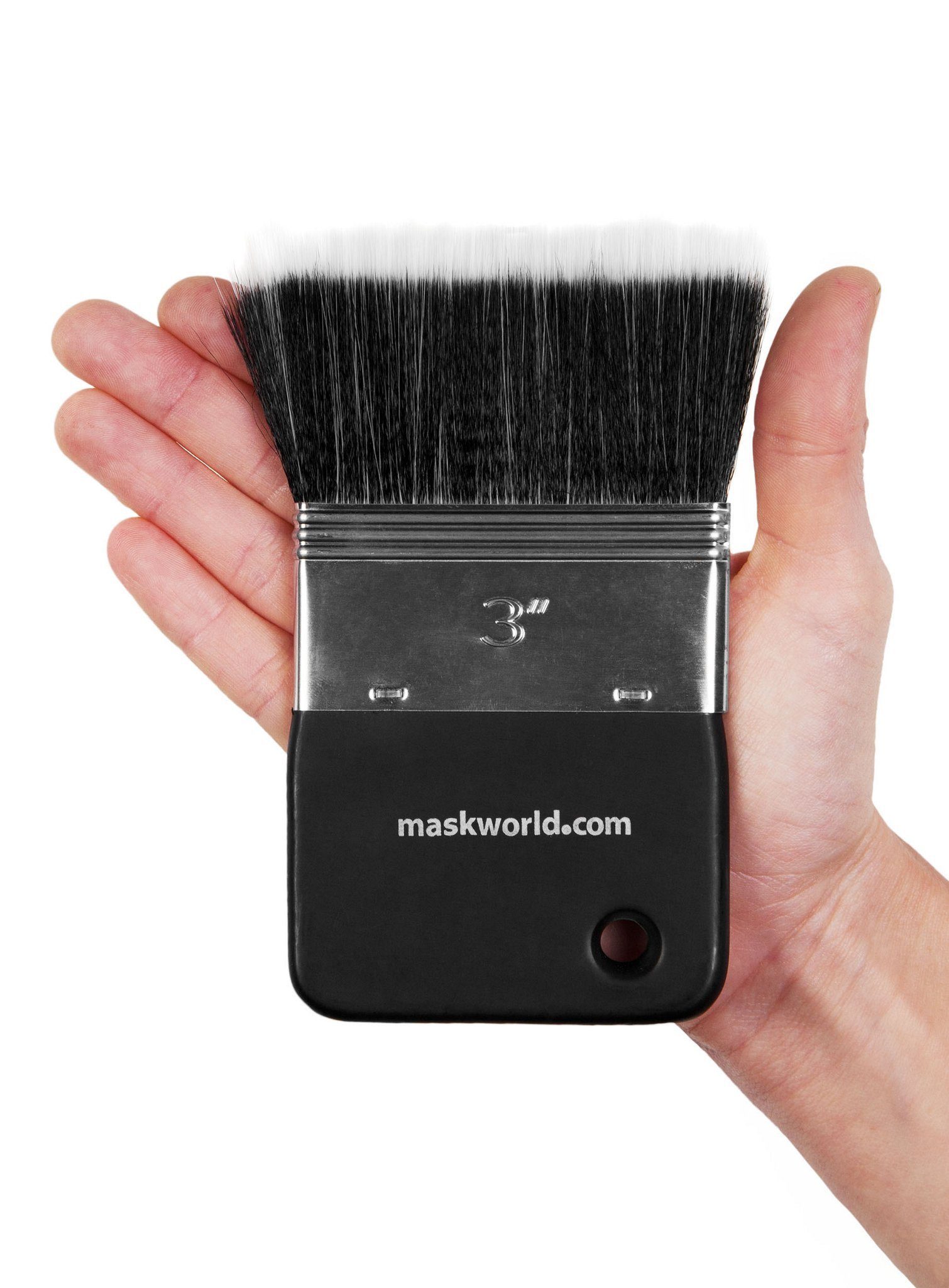 Metamorph Maskenpinsel Bodypainting Pinsel flach Gr. 3, Breiter Schminkpinsel für Bodypainting