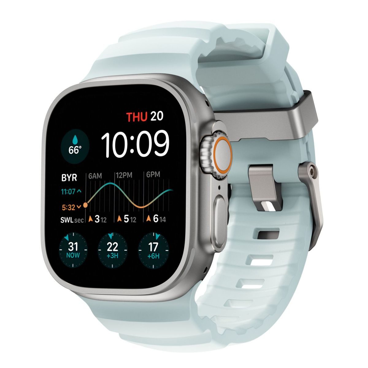 Nomad Smartwatch-Armband Rocky Point Band 46/49mm günstig online kaufen