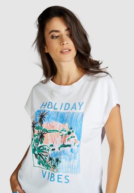 MARC AUREL T-Shirt mit Holiday-Print