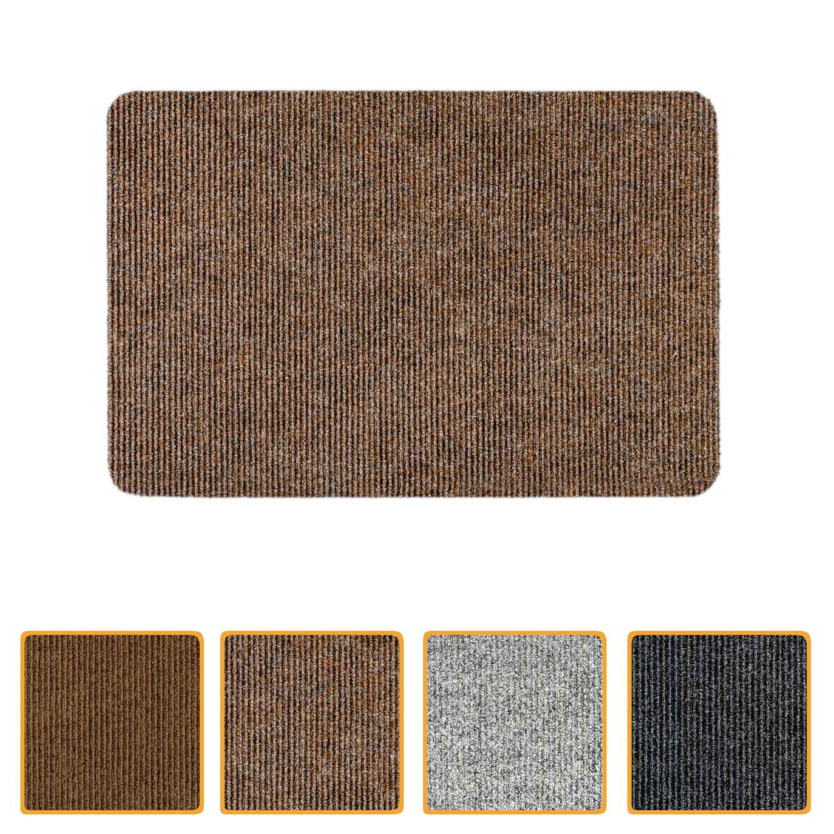 ANRO Fußmatte Türvorleger Schmutzfangmatte STRIBET, eckig, günstig online kaufen