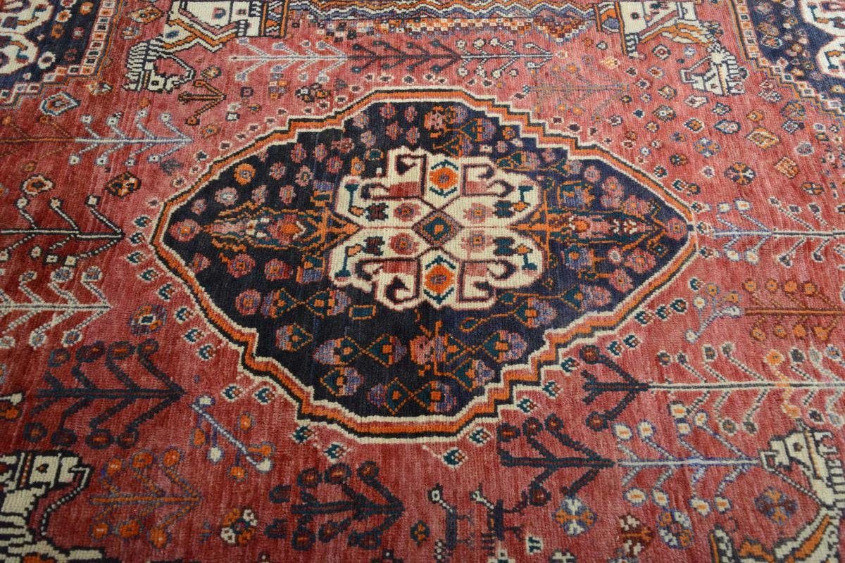 / rechteckig, Orientteppich Handgeknüpfter Orientteppich Shiraz mm Höhe: Trading, Nain 10 151x224 Perserteppich,