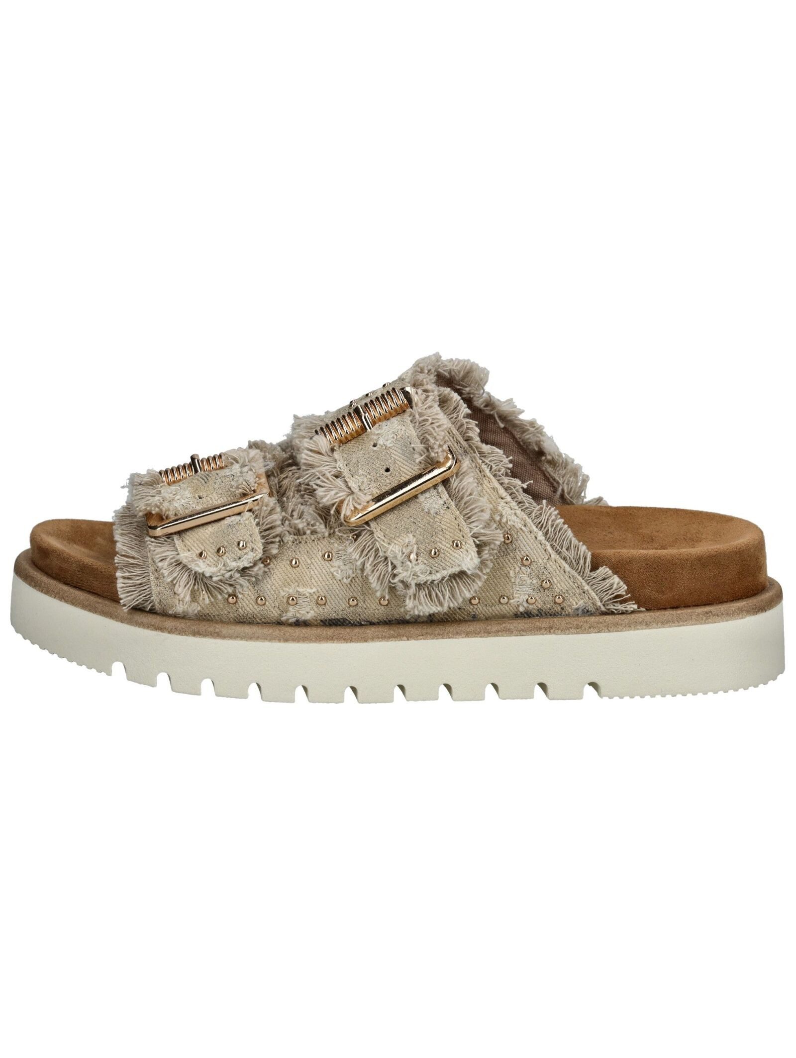 MUSTANG Pantoletten Lederimitat Pantolette günstig online kaufen