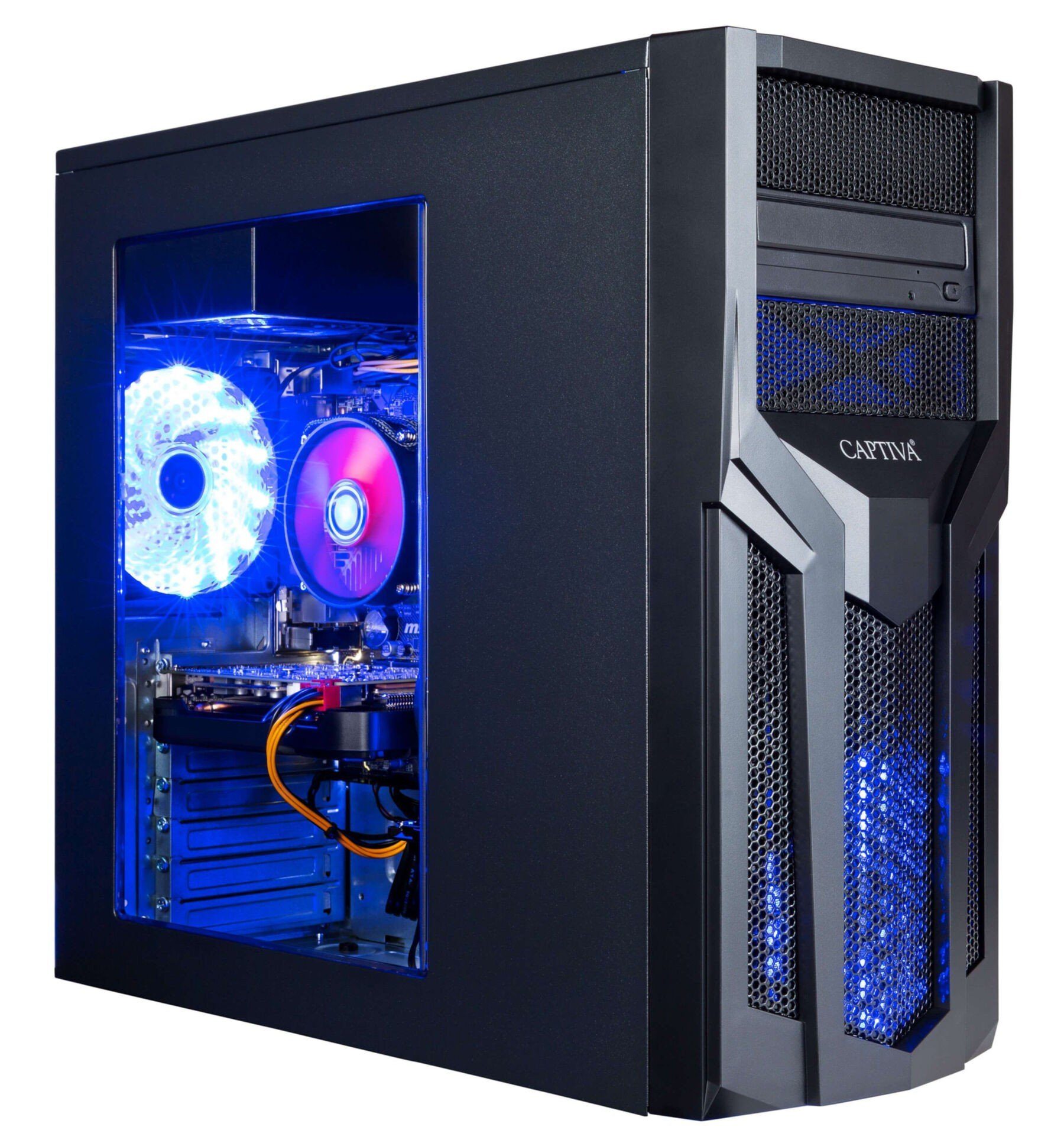 CAPTIVA Advanced Gaming I64-605 Gaming-PC (Intel® Core i5 10400F, GeForce RTX 3060 12GB, 16 GB RAM, 1000 GB SSD, Luftkühlung)