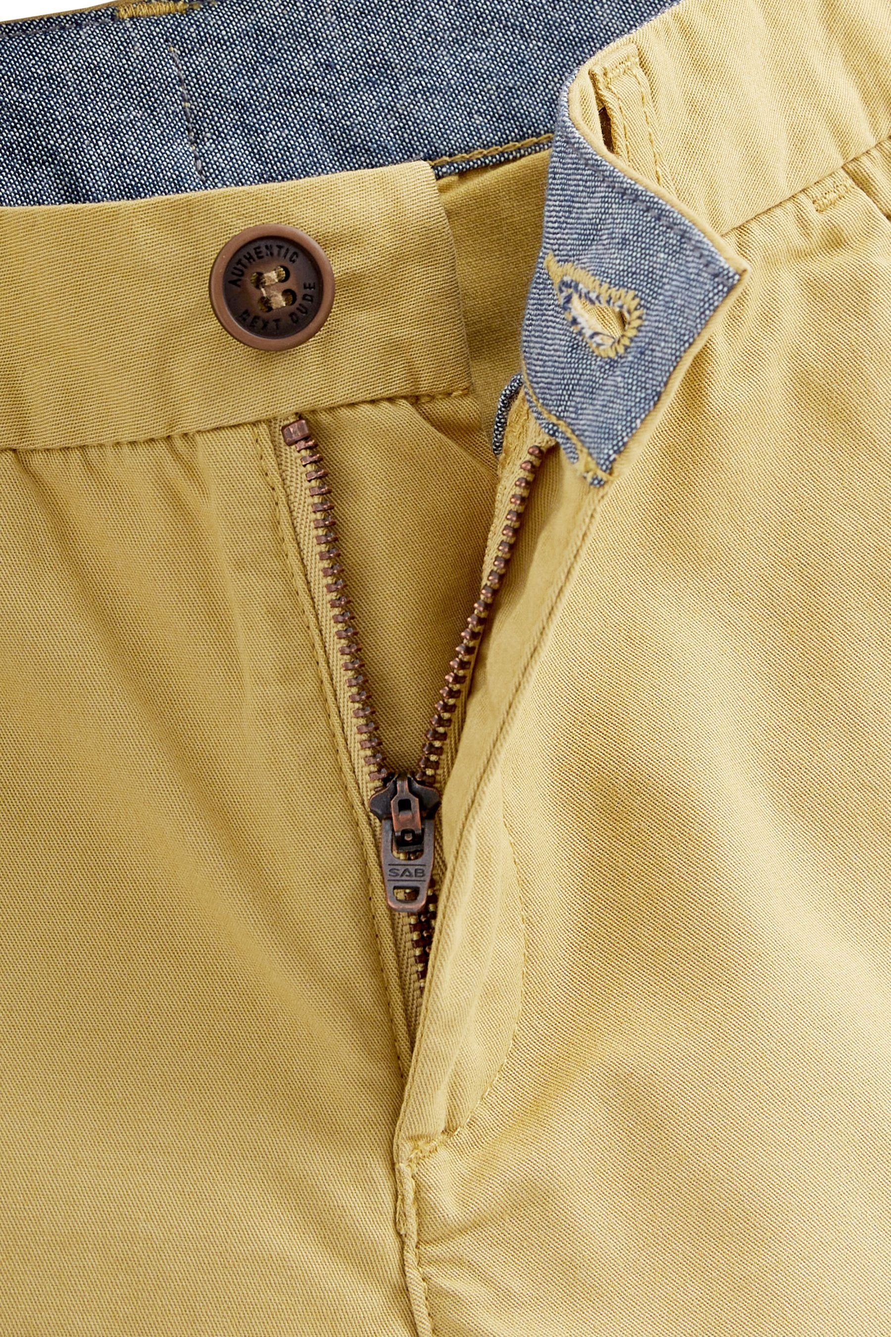 Next Chinoshorts Ochre Yellow (1-tlg) Chino-Shorts