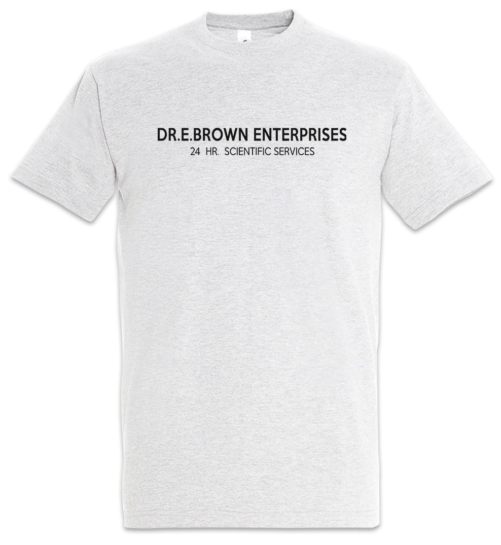 Urban Backwoods Print-Shirt Dr. E. Brown Enterprises Herren T-Shirt Back To Zurück The In Zukunft (1-tlg) Car Future Miles Per