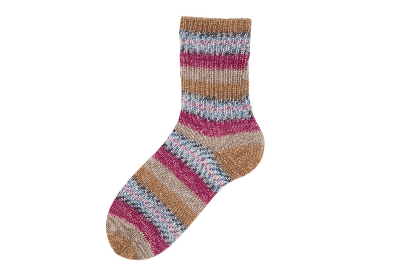 Thumbnail - Gründl Wolle Sockenwolle 4fädig Hot Socks Torbole Sockengarn musterbildend Häkelwolle, 420,00 m (Strumpfwolle, Strickgar...