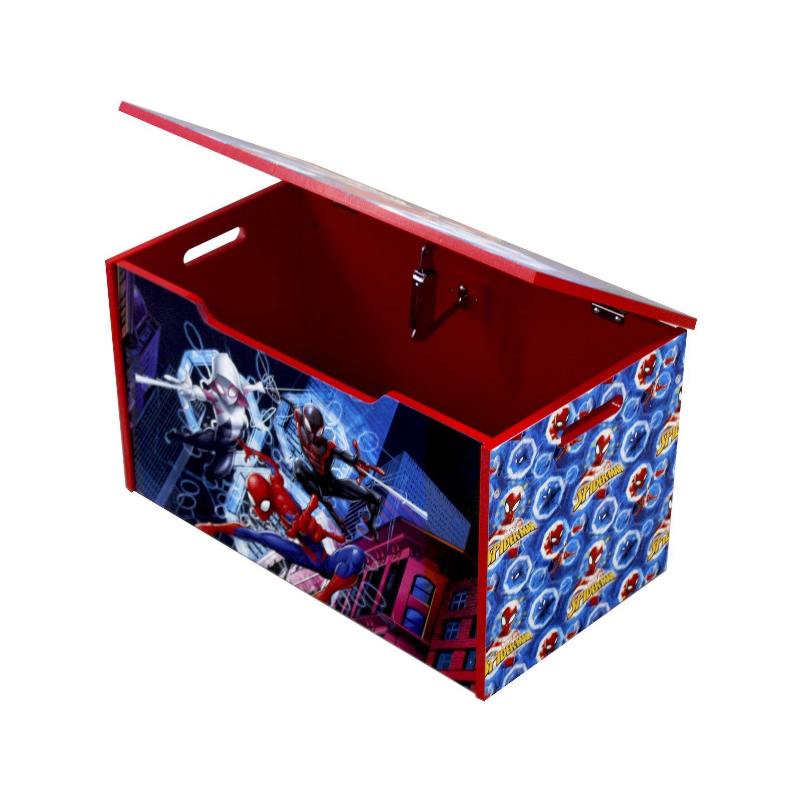 HTI-Living Spielzeugtruhe Spider Man Spielzeugkiste blau mit Deckel für Kinderzimmer (Stück, 1 St., 1 Kindertruhe), Spielzeugkiste Kindertruhe