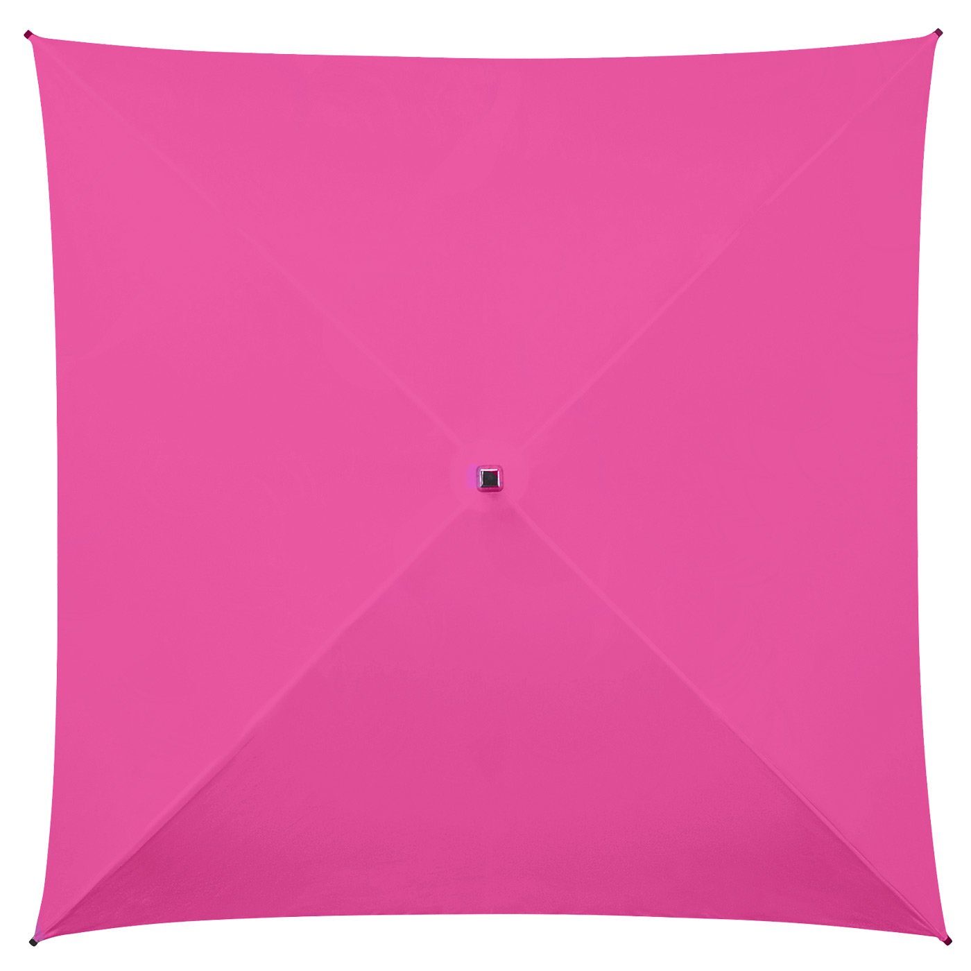 der quadratischer All besondere Regenschirm, voll Langregenschirm ganz Impliva Square® Regenschirm pink