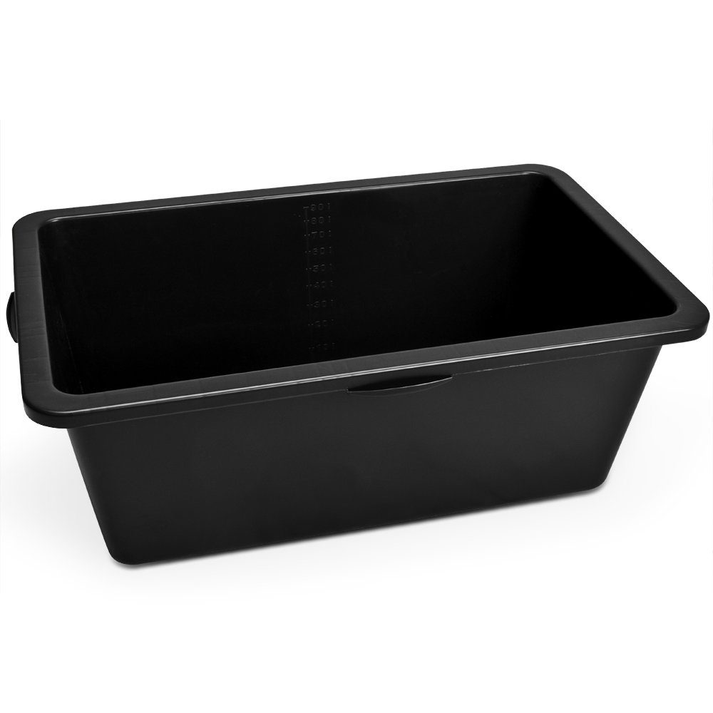 monzana bicycle cargo trailer, bicycle trailer with 90L plastic tub including coupling