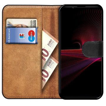 CoolGadget Handyhülle Book Case Handy Tasche für Sony Xperia 1 IV 6,5 Zoll, Hülle Klapphülle Flip Cover für Xperia 1 IV 2022 Schutzhülle stoßfest