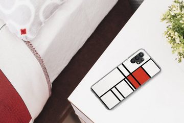 MuchoWow Handyhülle Komposition mit Rot und Weiß - Piet Mondrian, Handyhülle Samsung Galaxy A32 5G, Smartphone-Bumper, Print, Handy