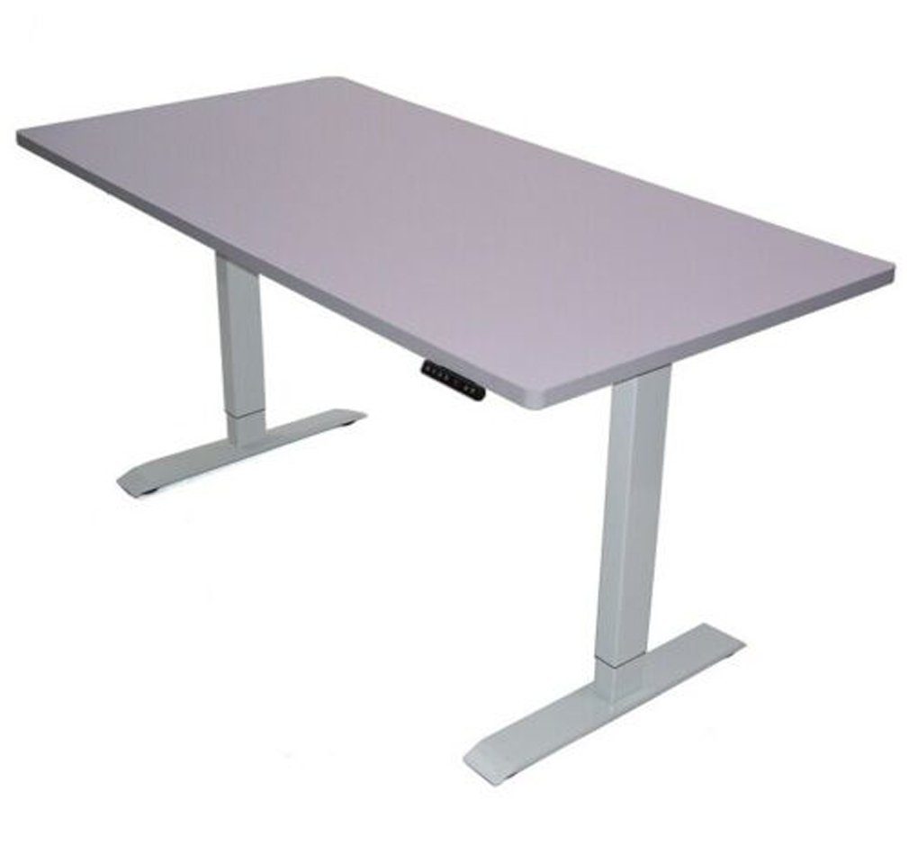 Apex Schreibtisch Elektrisch höhenverstellbar Schreibtisch 160x80 Arbeitstisch 57001/02 Tisch weiß (2-St) | Schreibtische