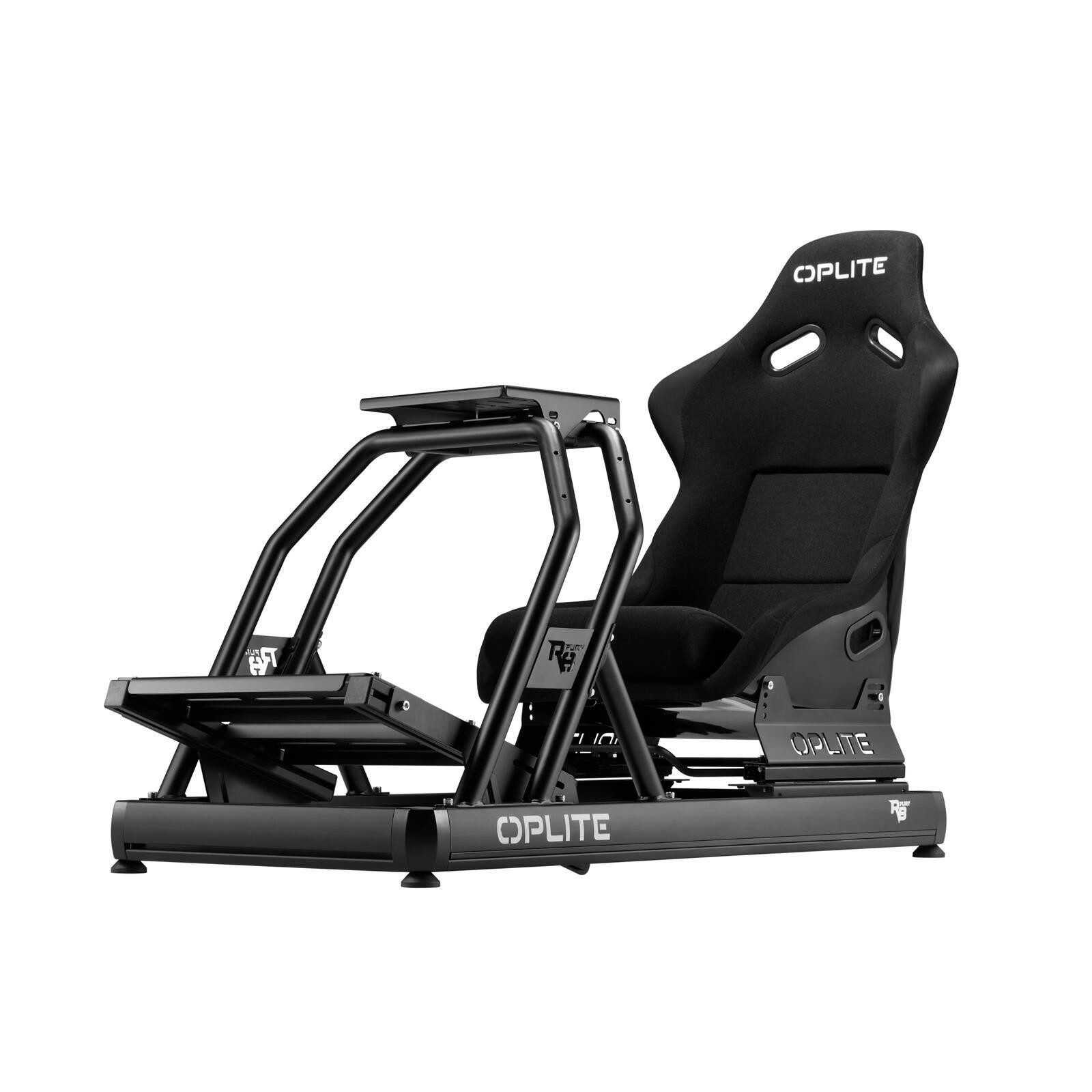 OPLite Gaming Chair OPLITE Cockpit R8 Fury black – Bild 4 von 5