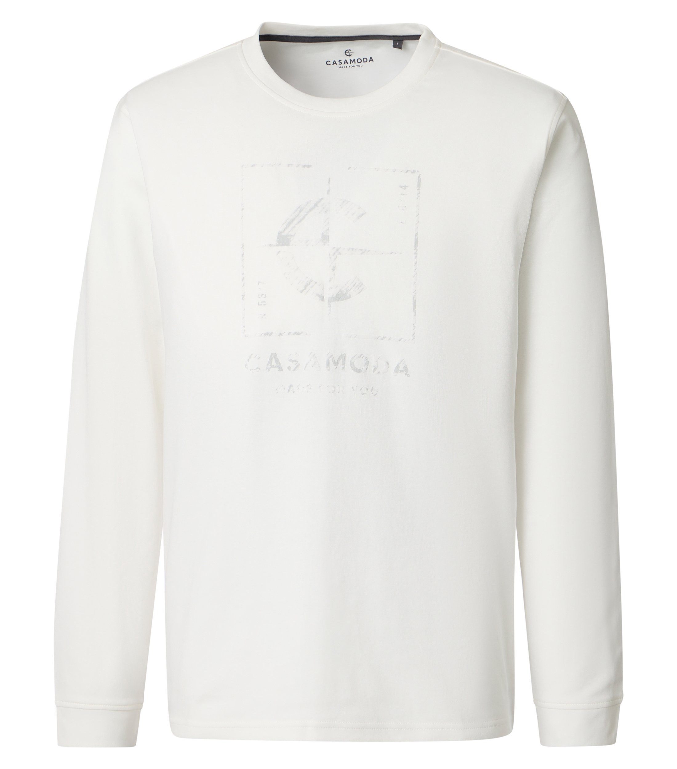 CASAMODA Langarmshirt CASAMODA T-Shirt Langarm uni