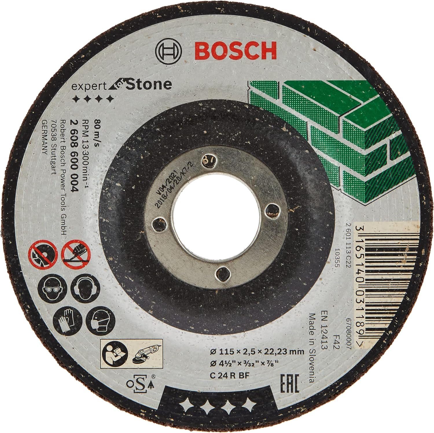 BOSCH Bohrfutter Bosch Trennscheibe Stein, Granit, C 24 R BF, Ø 115 mm, 2.5 mm Expert