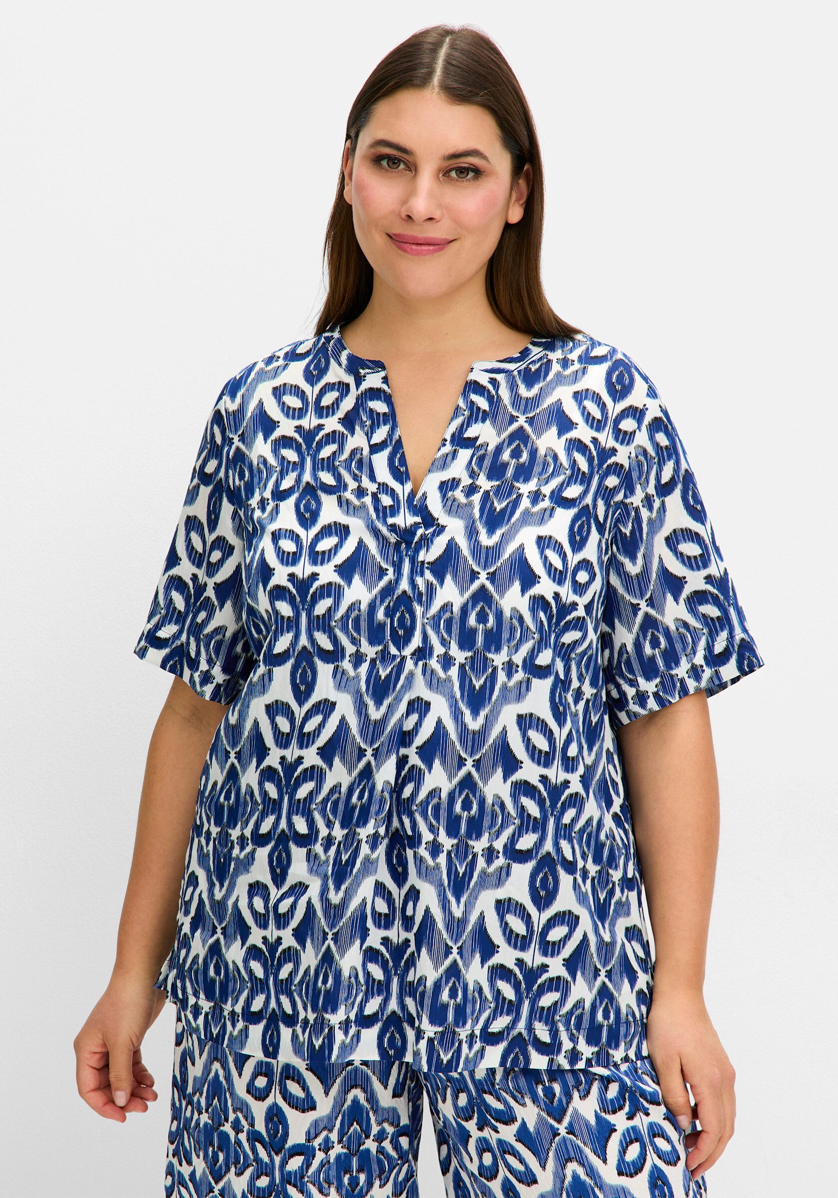 Sheego Klassische Bluse Tunika günstig online kaufen