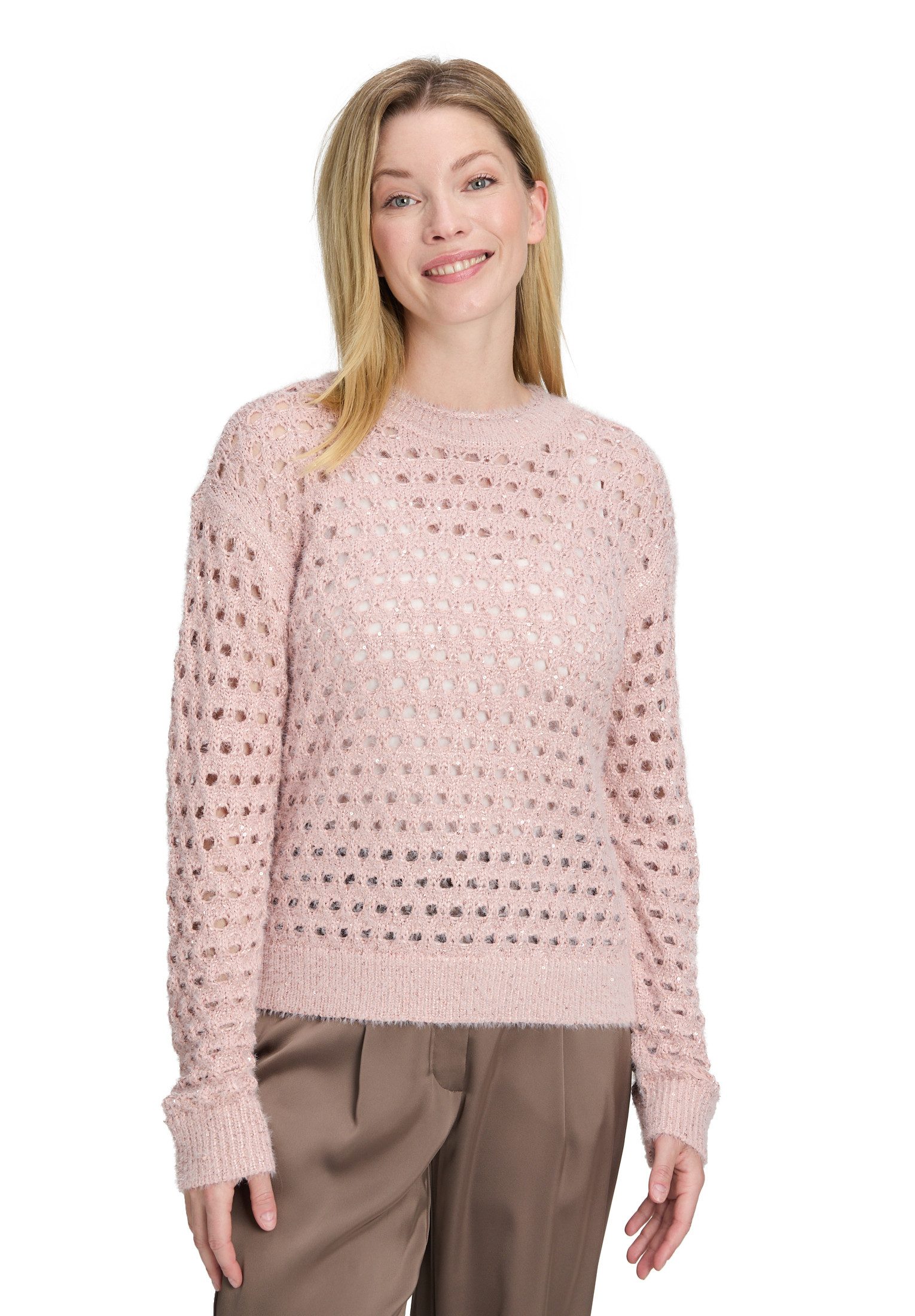 Betty Barclay Strickpullover Damen Strickpullover mit Effektgarn (1-tlg) günstig online kaufen