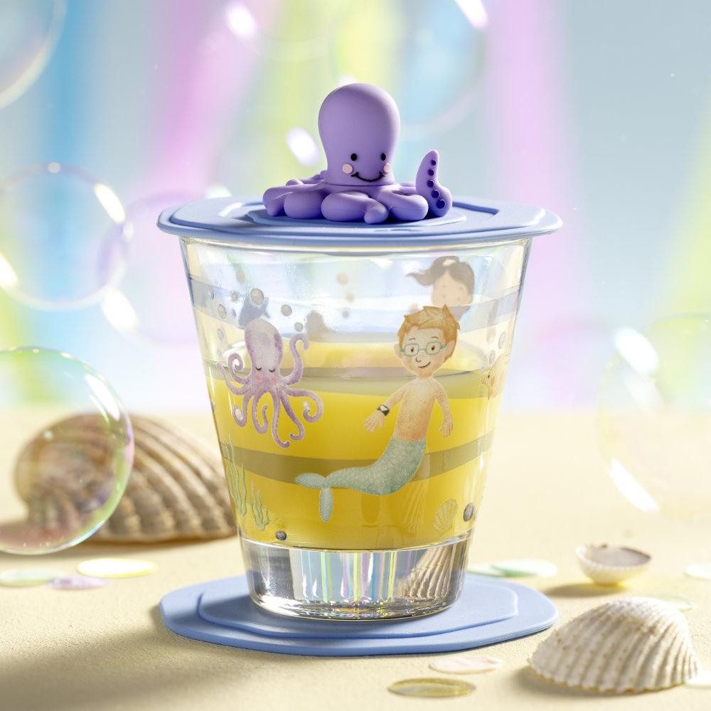 LEONARDO Kinderbecher Leonardo Deckel Für Trinkgläser Bambini Krake