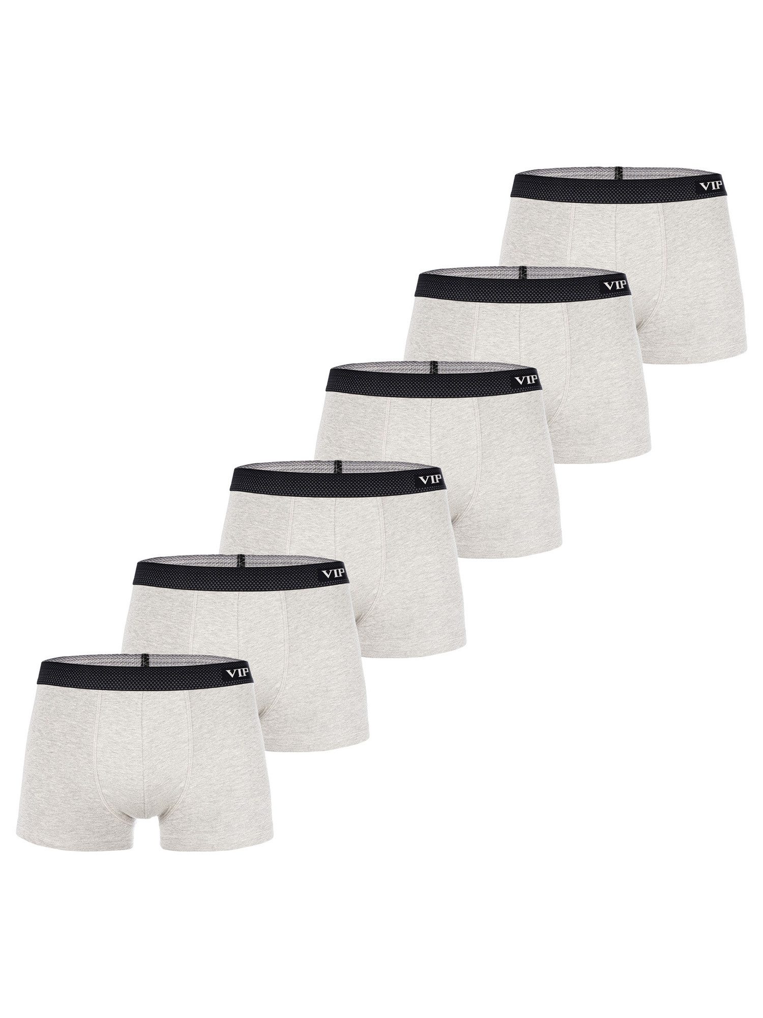 Retro Boxer Premium Jersey Stretch - 6er Set - Boxershorts - Multipack - Uni