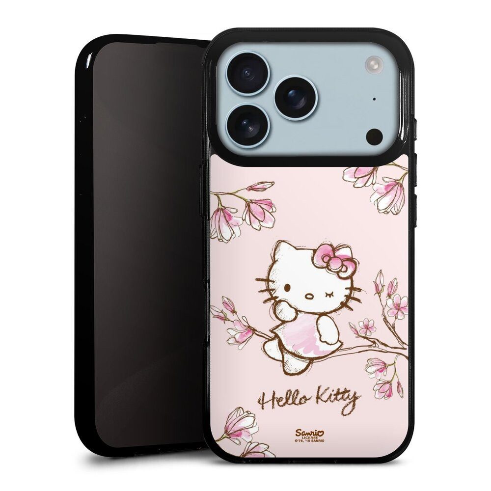 DeinDesign Handyhülle Hello Kitty Fanartikel Hanami Hello Kitty - Magnolia, Apple iPhone 17 Pro Silikon Hülle Bumper Case Handy Schutzhülle