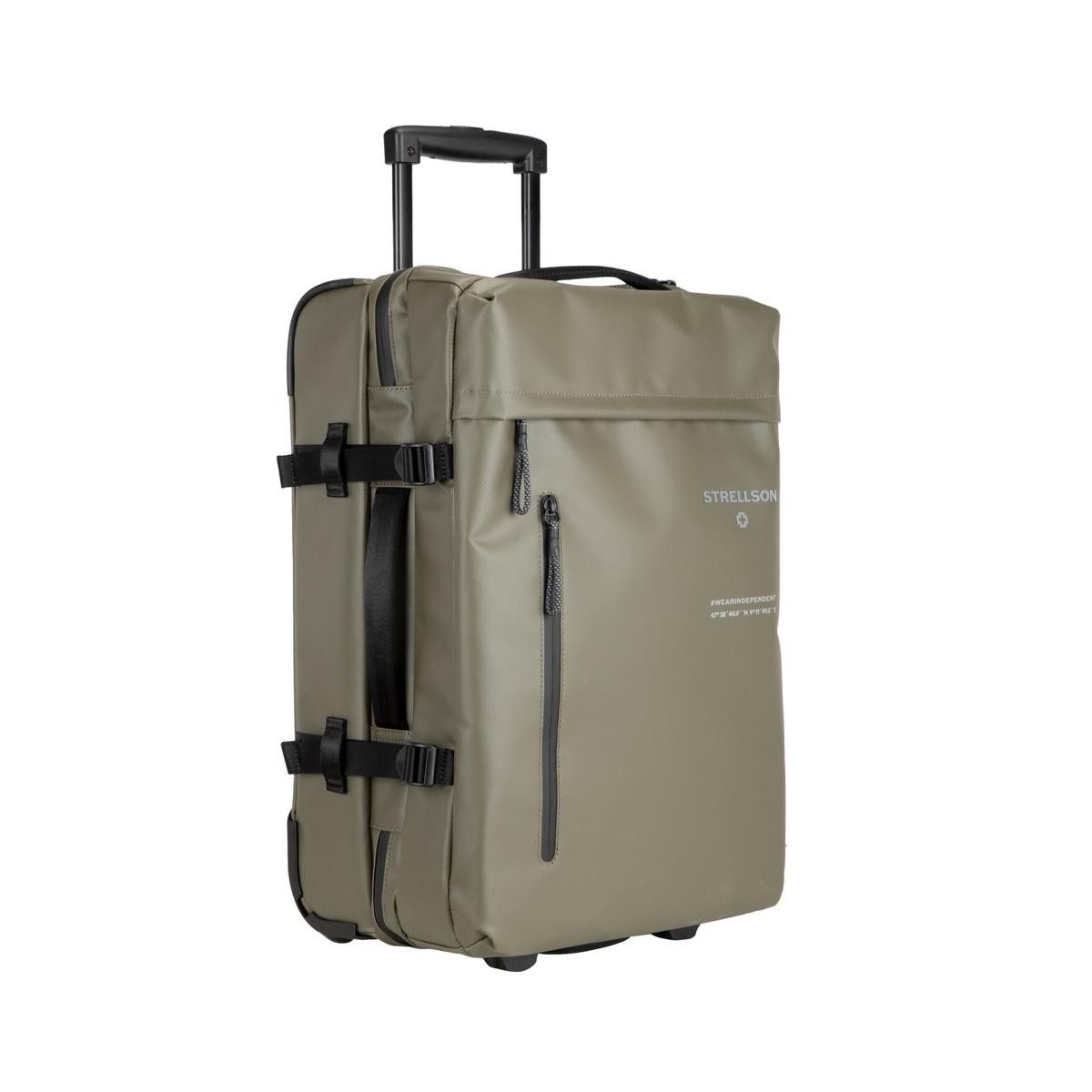Strellson Reisetasche Stockwell 2.0 C55 Trolleycase Svz Reisetasche 4010003253 (Trolley, 1-tlg), Innenfächer