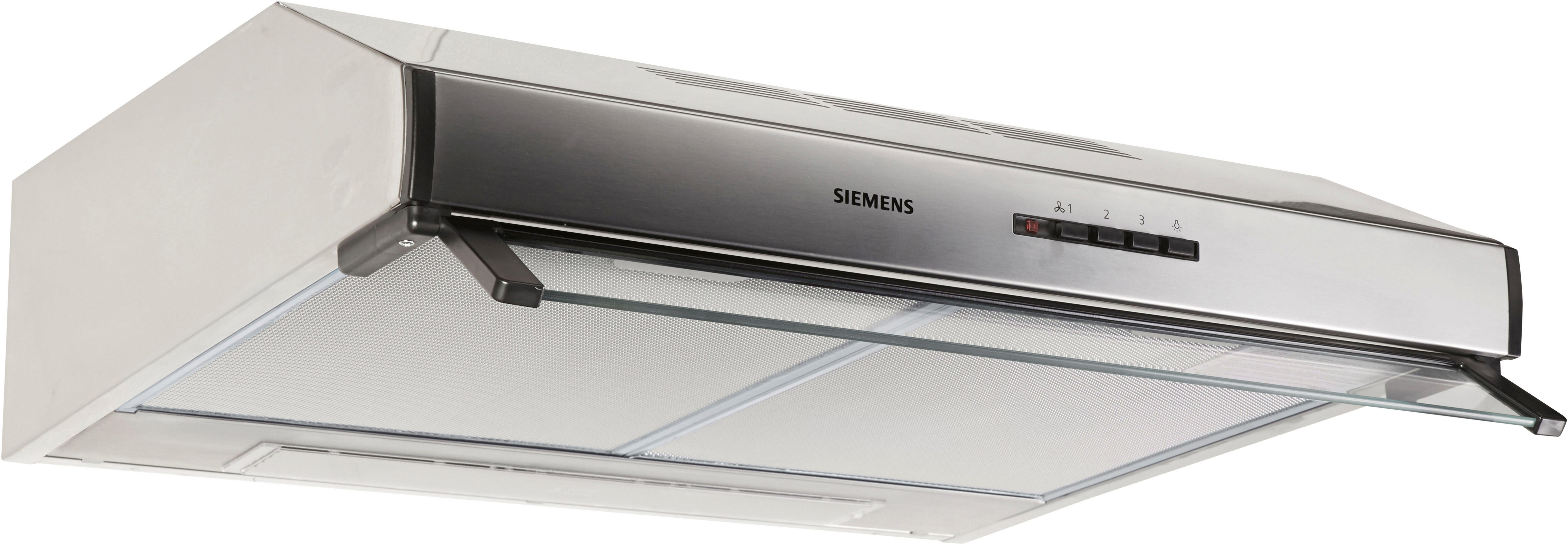 SIEMENS Unterbauhaube Serie iQ100 LU63LCC50, Die Lüfterleistung von 350  m³/h sorgt für frische Luft beim Kochen | Dunstabzugshauben