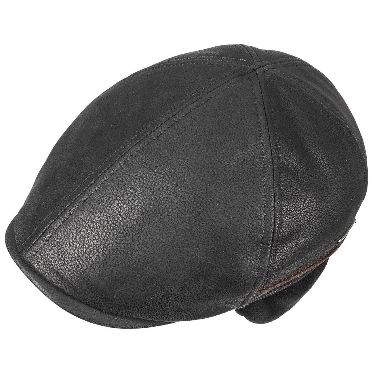 Schirm Cap Flat schwarz (1-St) mit Stetson Schirmmütze