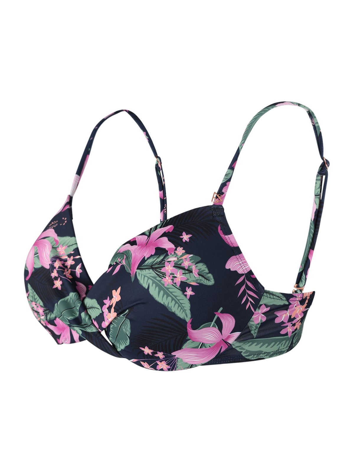 Brunotti Bügel-Bikini-Top Stefana-Tropicana Women Bikini Top CLUB TROPICANA AQUA INDIGO BLUE