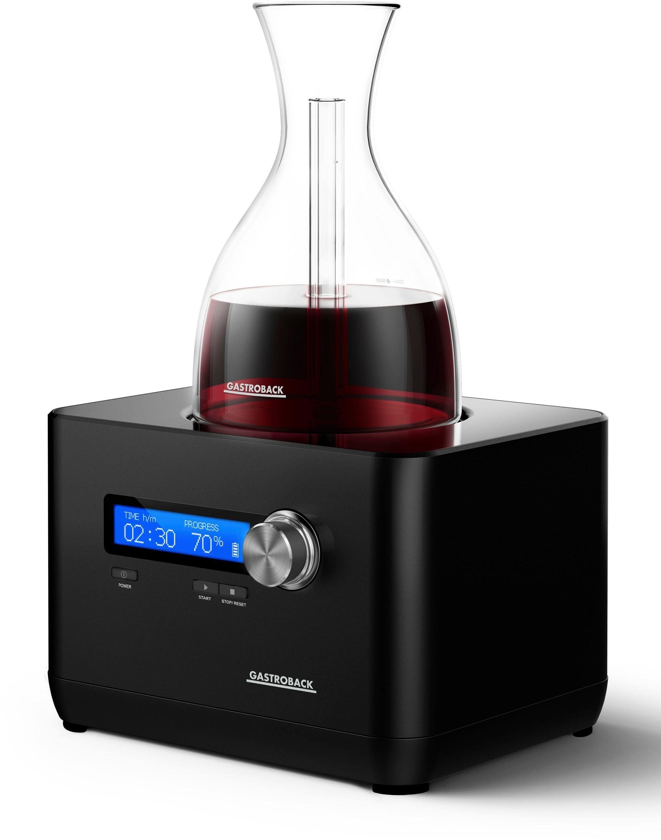 Gastroback Home Sommelier 47000, 40 mal schnelleres Dekantieren als üblich