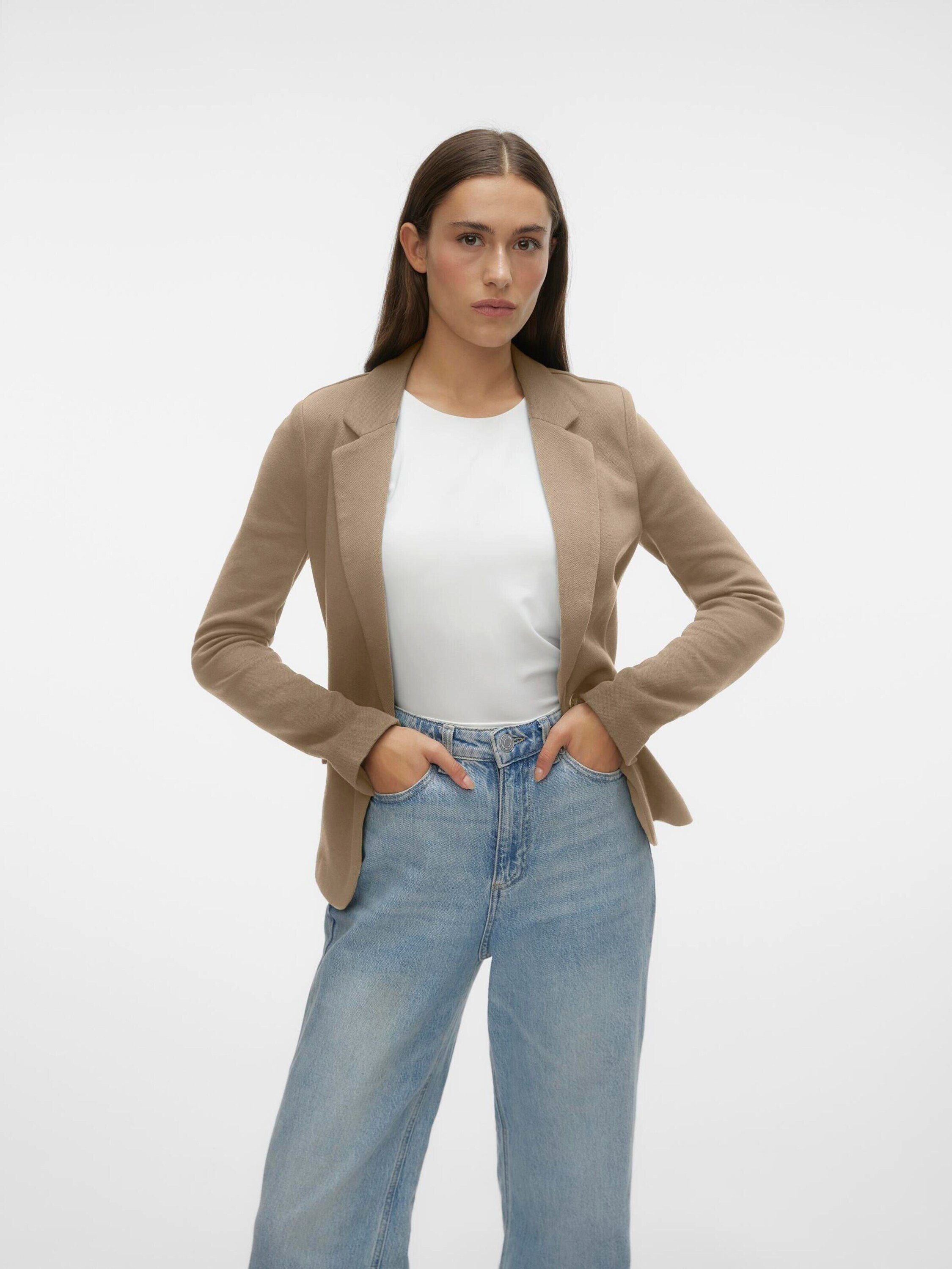 Vero Moda Kurzblazer Julia (1-tlg) Plain/ohne Details günstig online kaufen