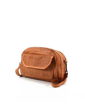 BZNA Umhängetasche Macy Designer Clutch Braided Ledertasche