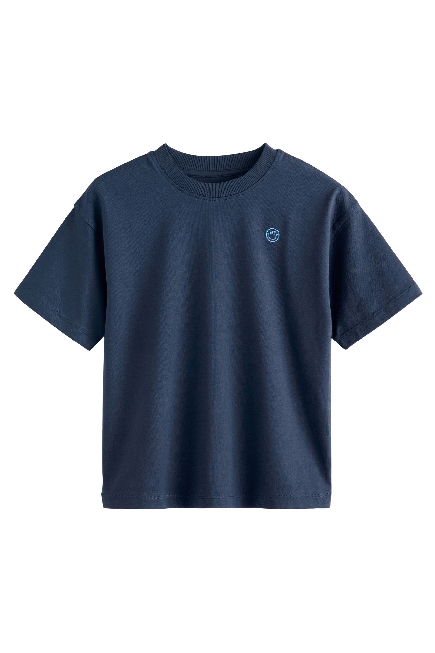 Next T-Shirt T-Shirt mit Grafik und kurzen Ärmeln, 4er-Pack (4-tlg)