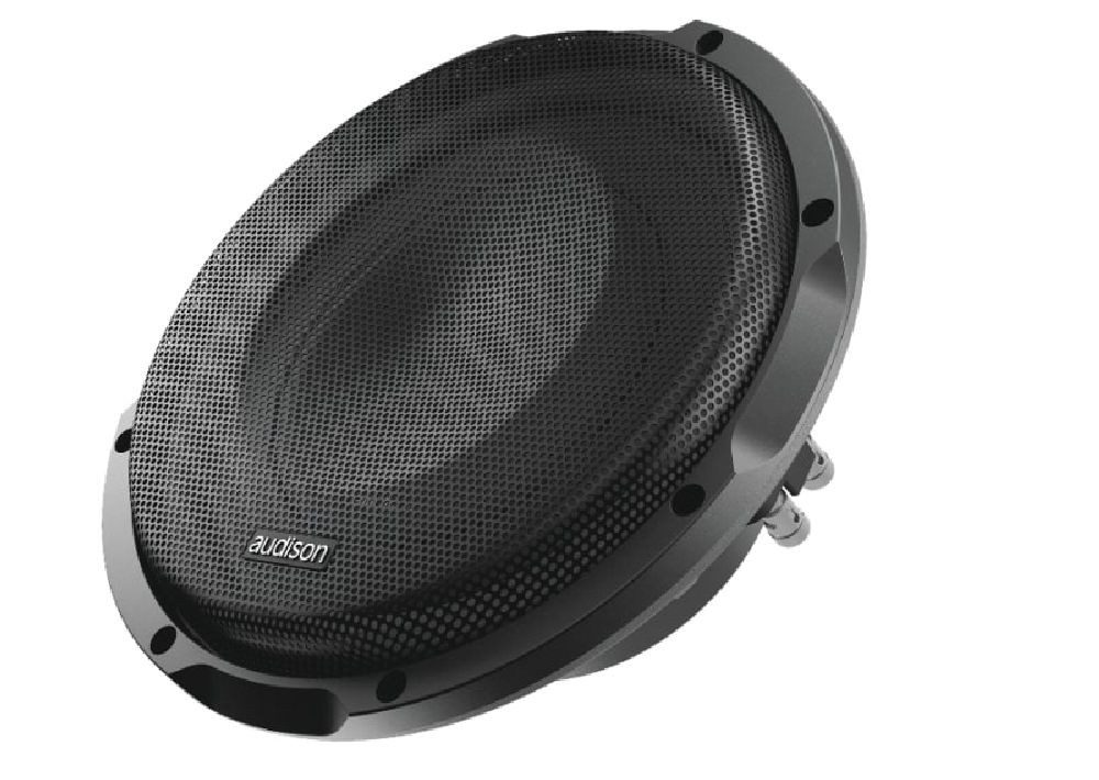 Audison APS 10 S4S 25cm Subwooder flach Auto-Subwoofer (400 W, max.: W 25 cm)