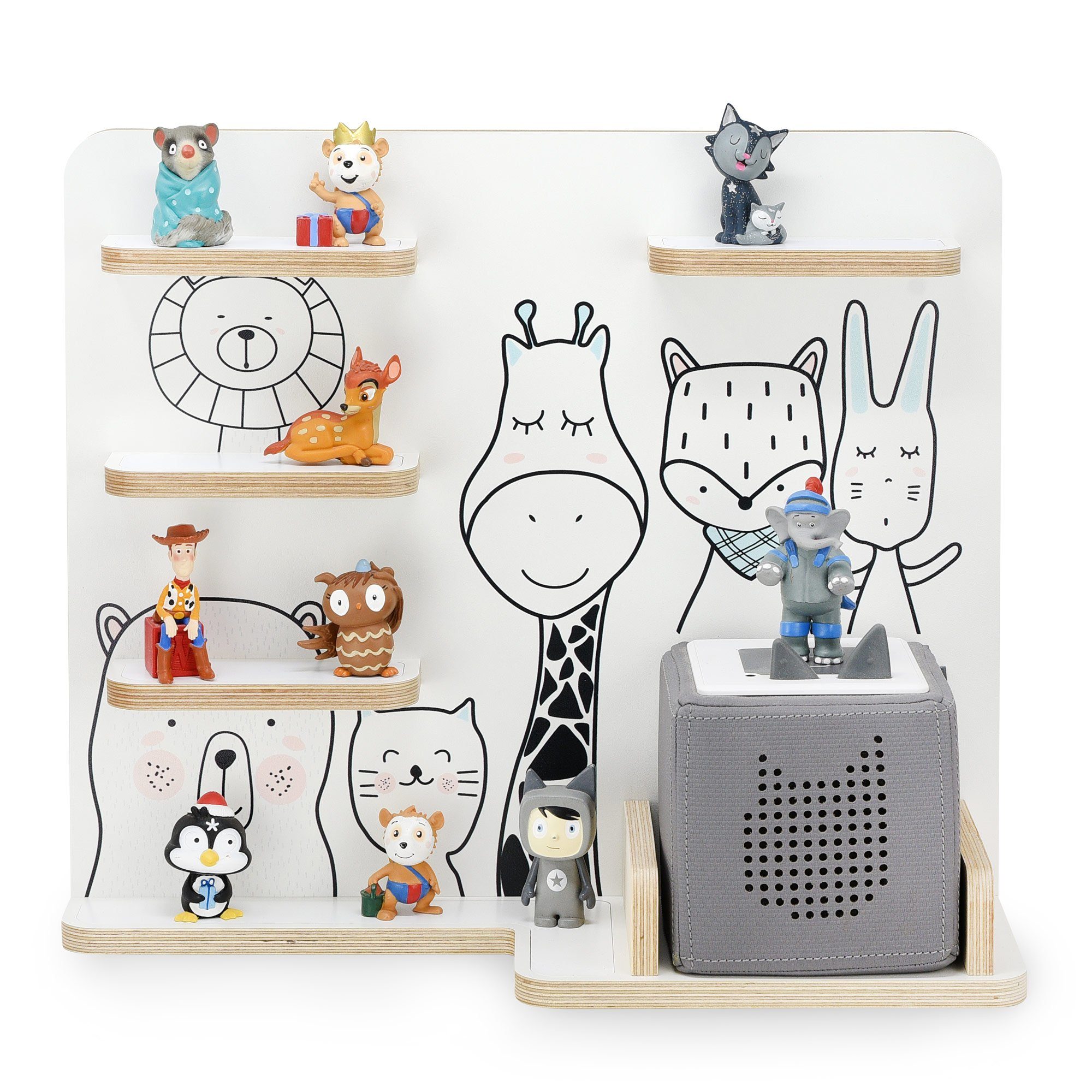 stadtecken Kinderregal mit schmalen Boden - geeignet für die Toniebox und T günstig online kaufen