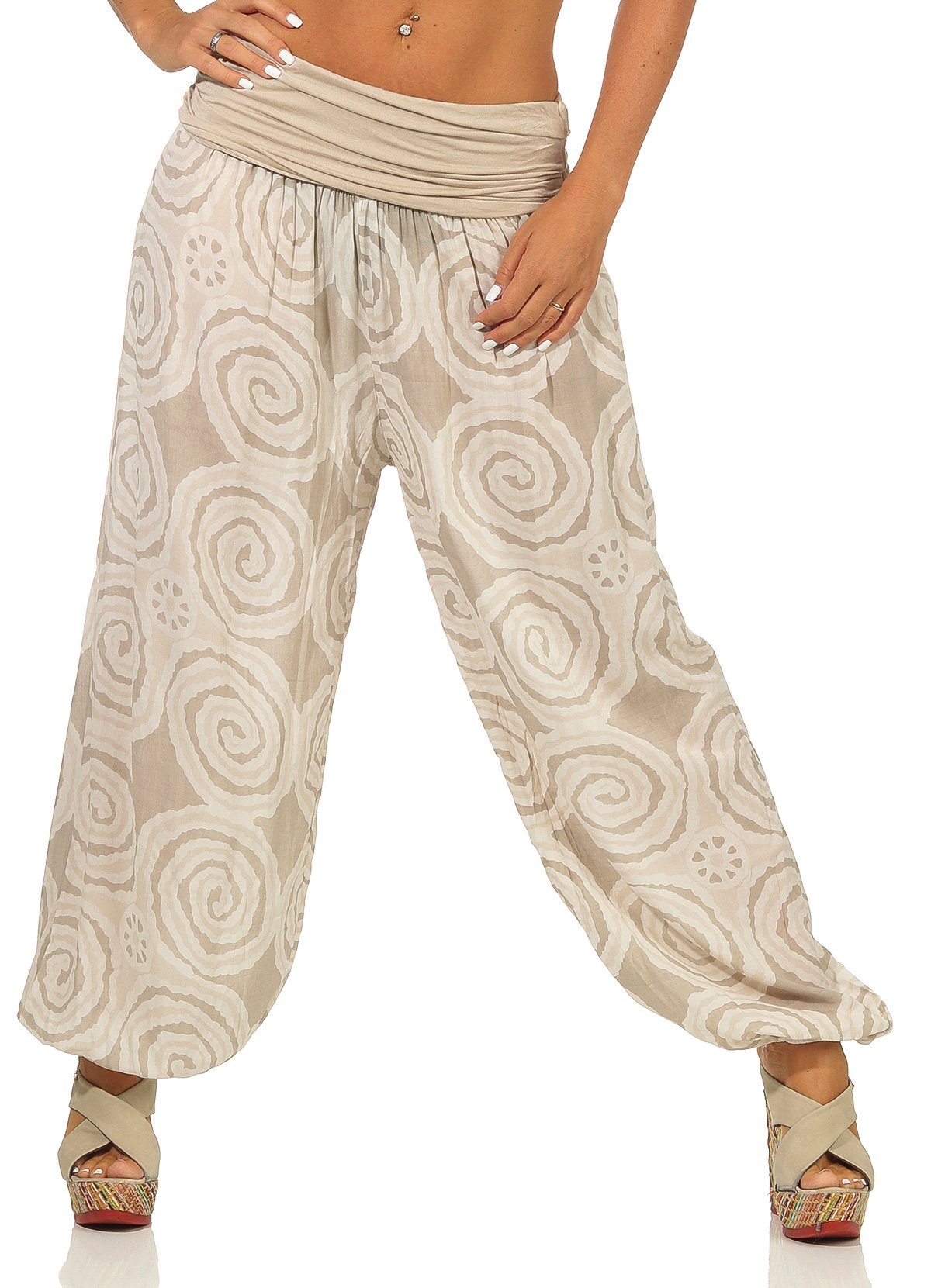 malito more than fashion Haremshose 1718 Sommerhose mit elastischem Bund un günstig online kaufen