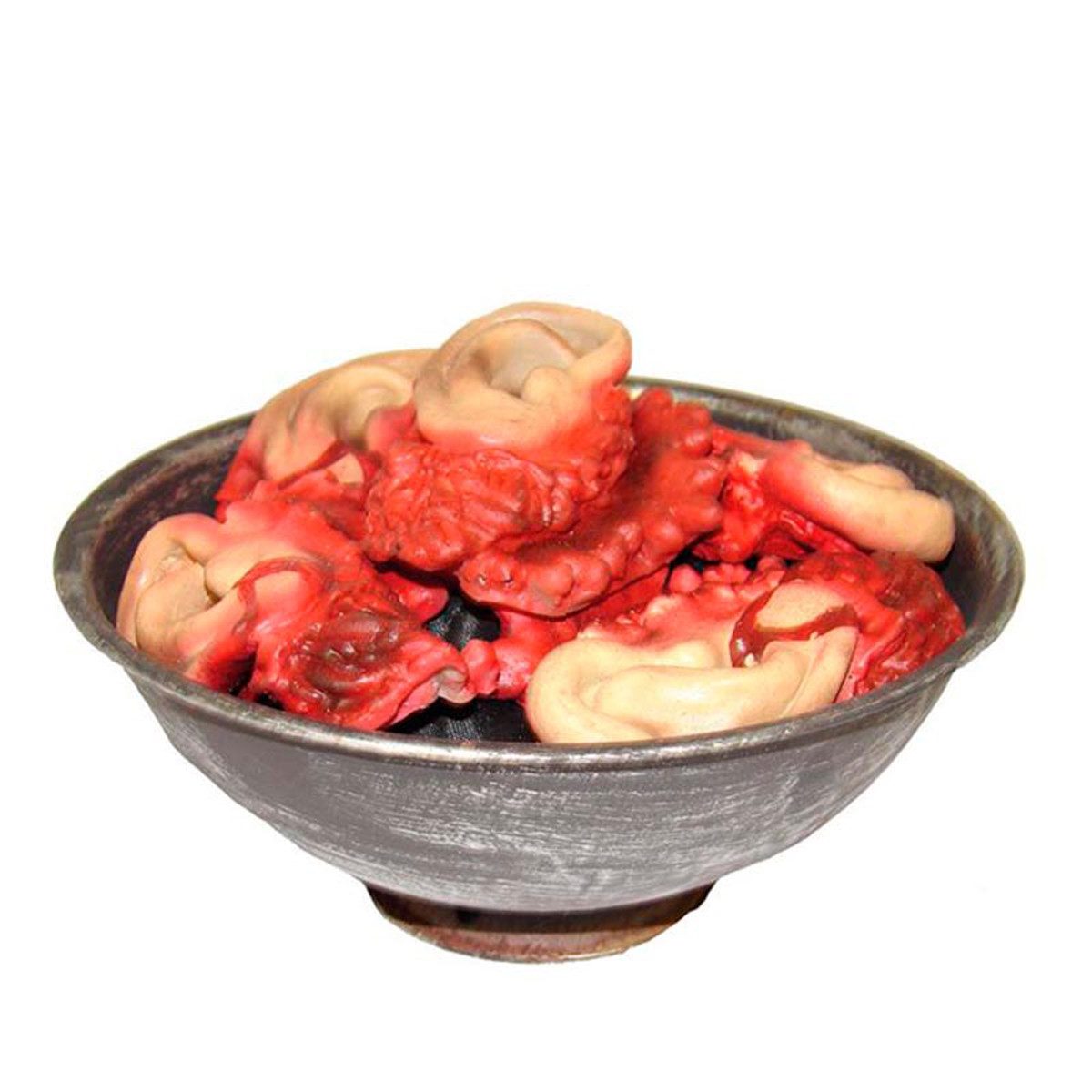 Funny Fashion Dekoobjekt Körperteil Schale mit Ohren Halloween Dekoration günstig online kaufen