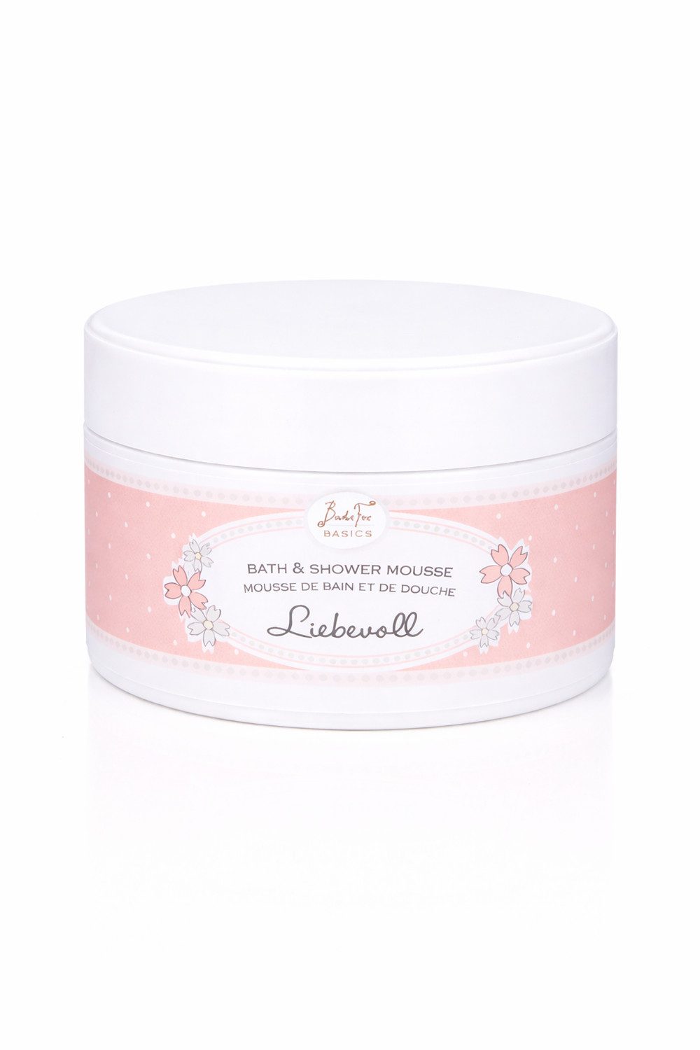 Badefee Duschmousse Liebevoll, 1-tlg., Duschmousse leichte Körpermousse Pflegedusche 200 ml