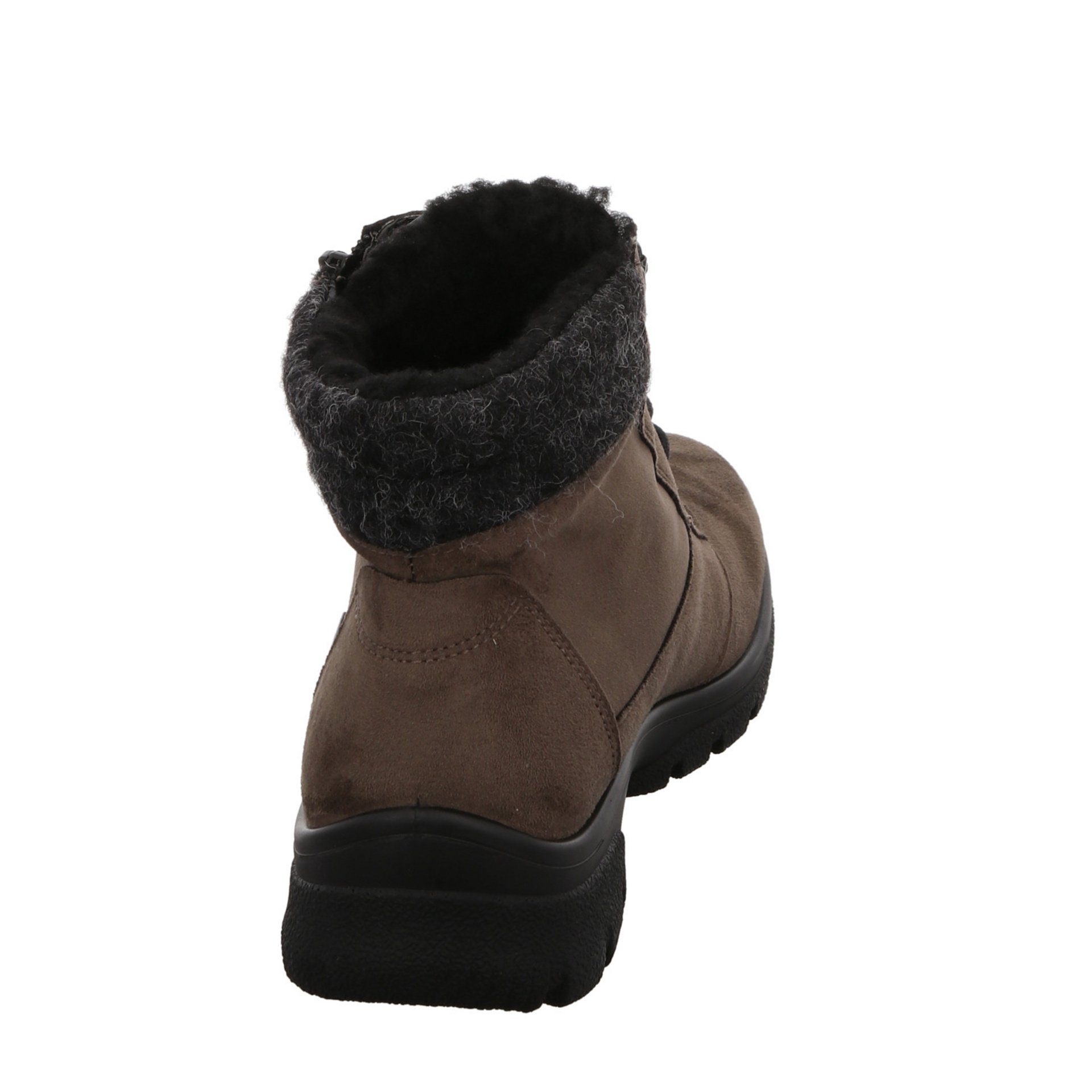 Snowboots Saas-Fee Snowboots Boots Schuhe Ara Leder-/Textilkombination taiga/schwarz Damen