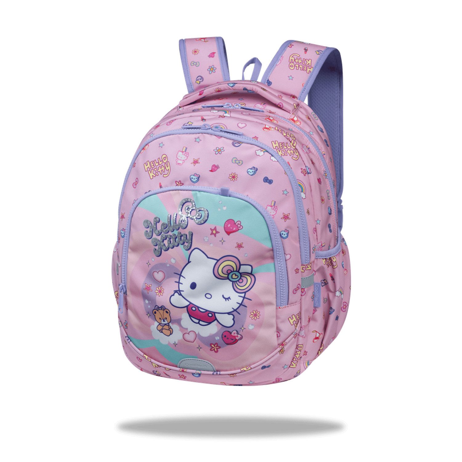 CoolPack Schulrucksack Hello Kitty Prime Pro Schulrucksack, Größe Primo Pro konturierter Rücken und gepolsterte Schultergurte
