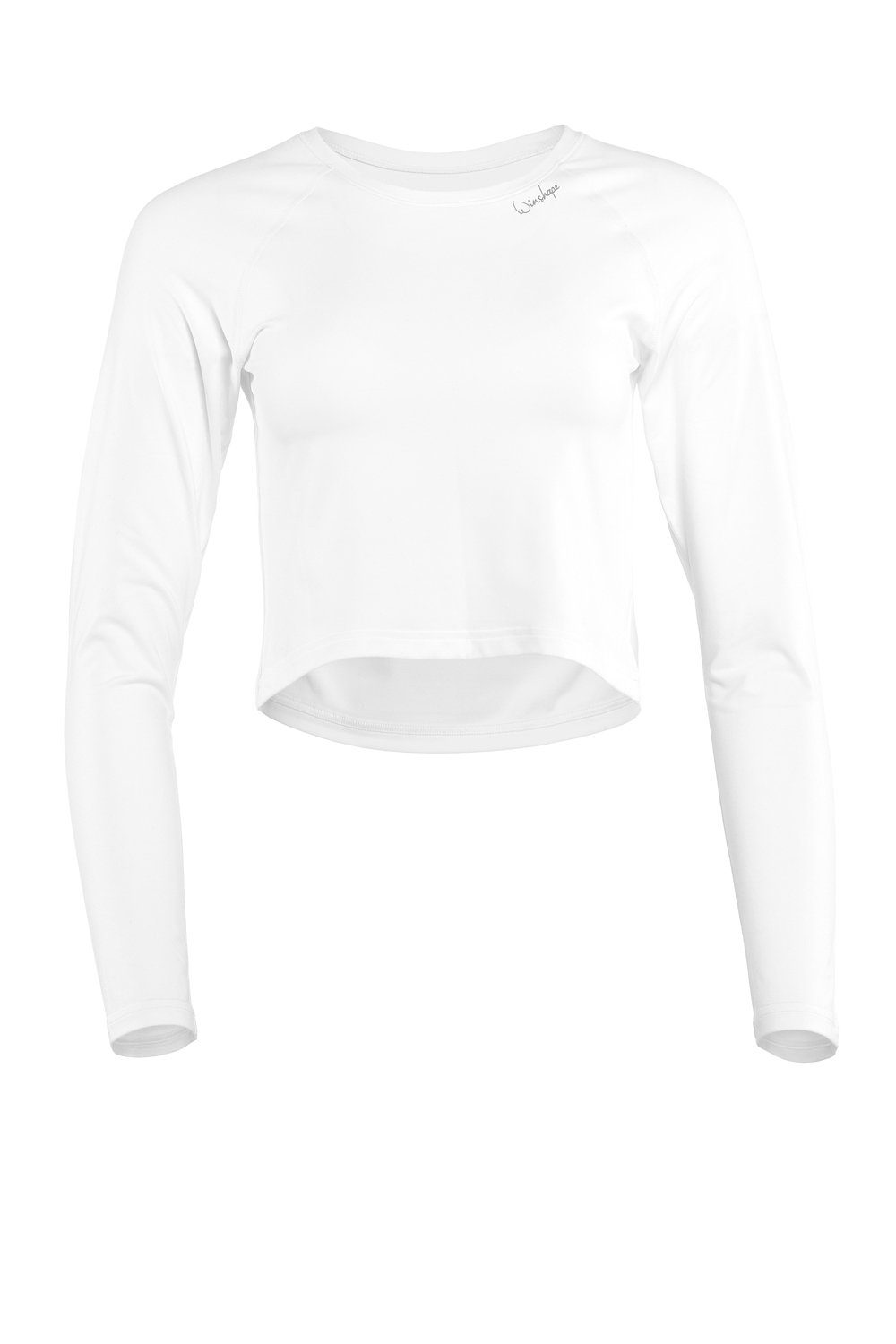 Cropped and Soft Winshape Functional Light ivory Langarmshirt AET116LS