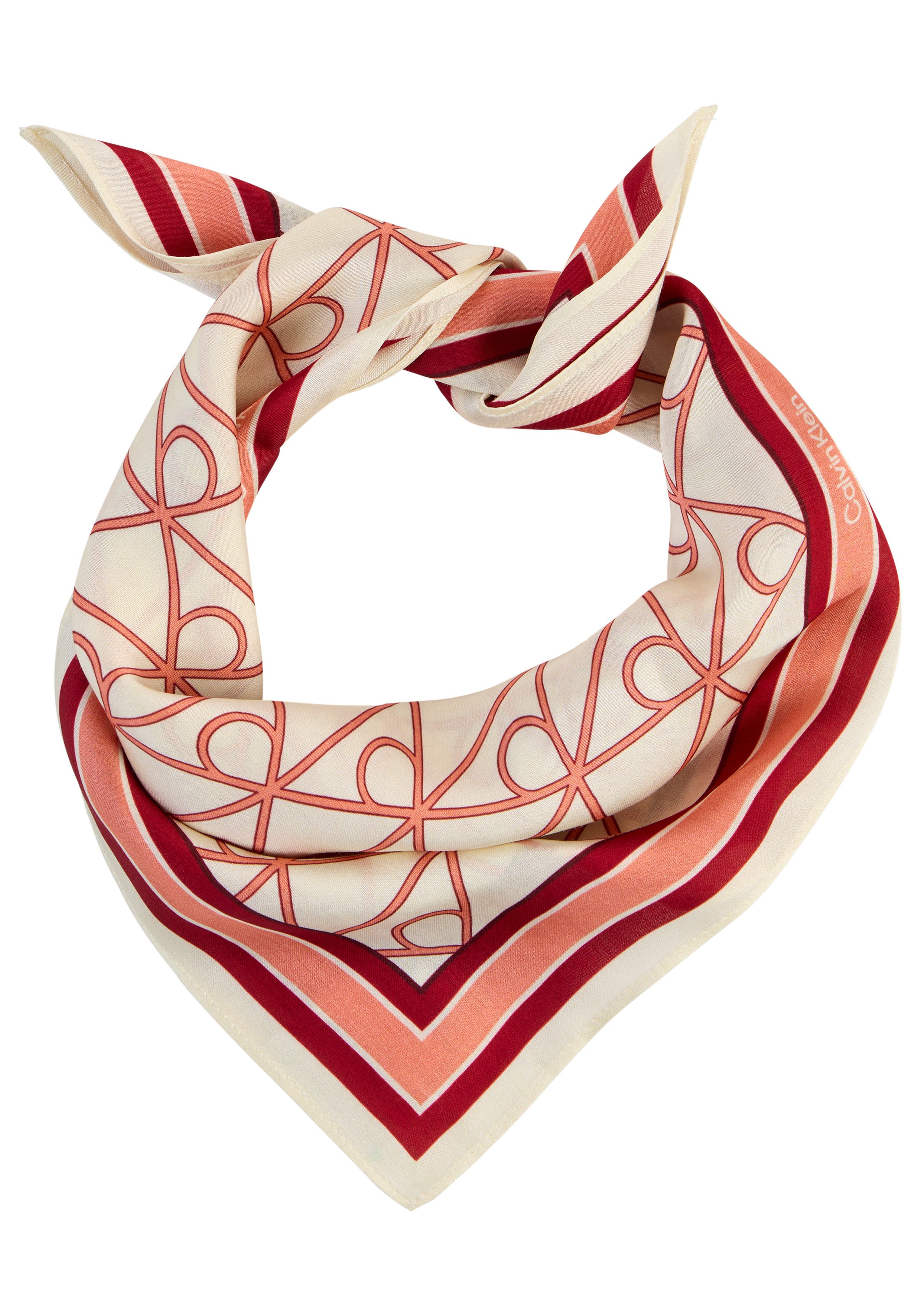 Calvin Klein Modetuch EMBLEM AOP PRINTED BANDANA, Regular fit mit Muster